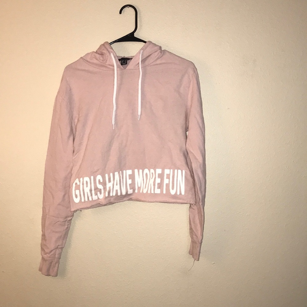 Crop top sweatshirt
